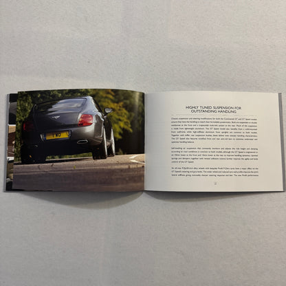 Bentley Contintental GT and GT Speed Press Kit Brochure with CD 2007 2008