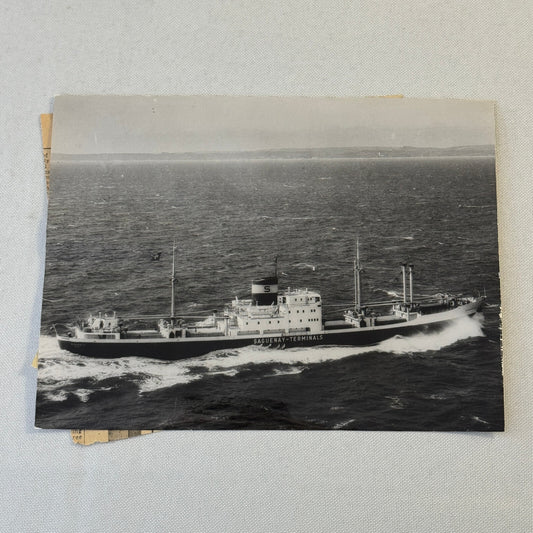 Vintage Ship Boat Photo Photograph Print MV Sunamelia 1954