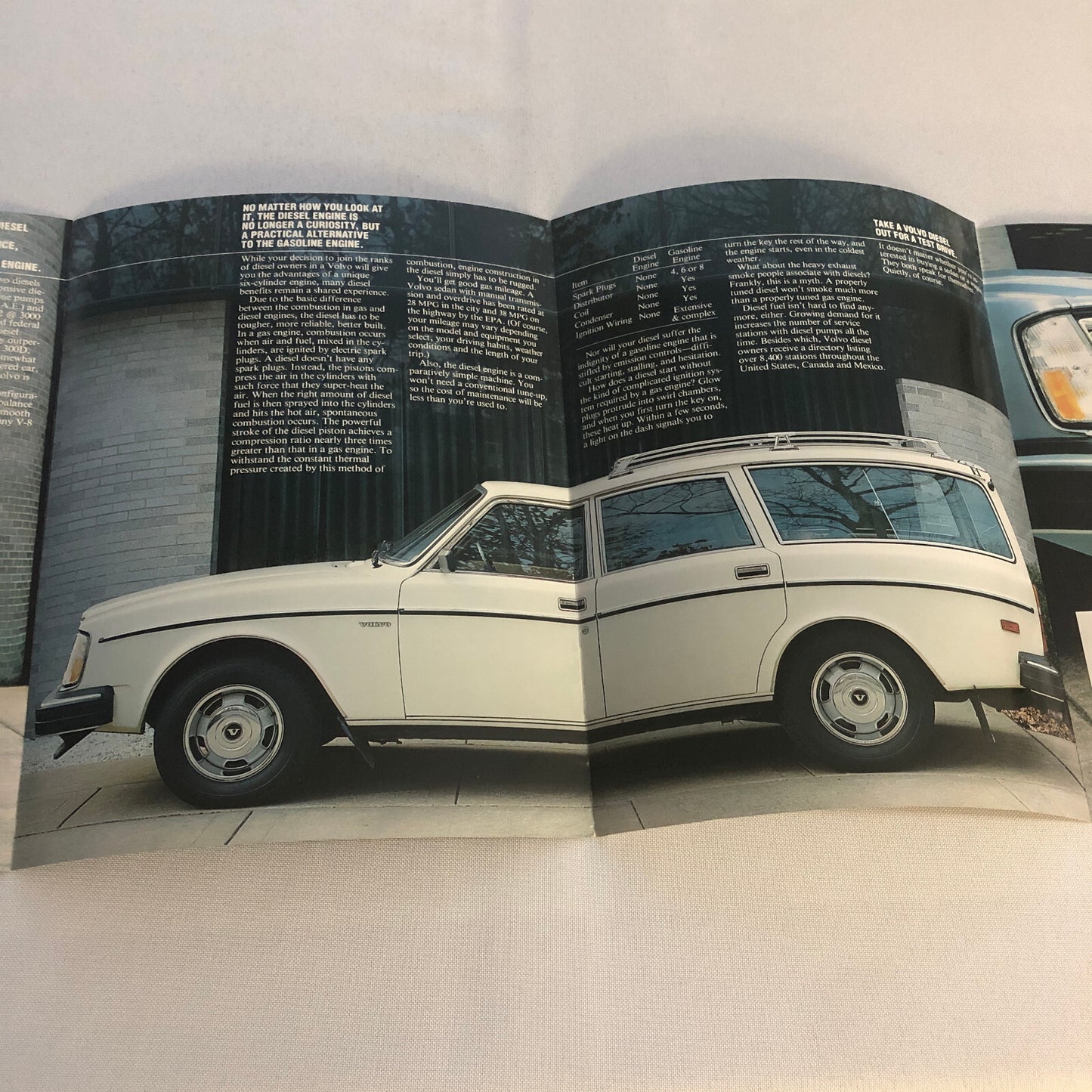1980 Volvo Diesel Car Automobile Sales Brochure Catalog Sedan Station Wagon
