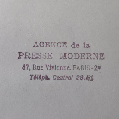 Photograph of Painting Woman in Costume Horses Circus Vintage Photo Paris