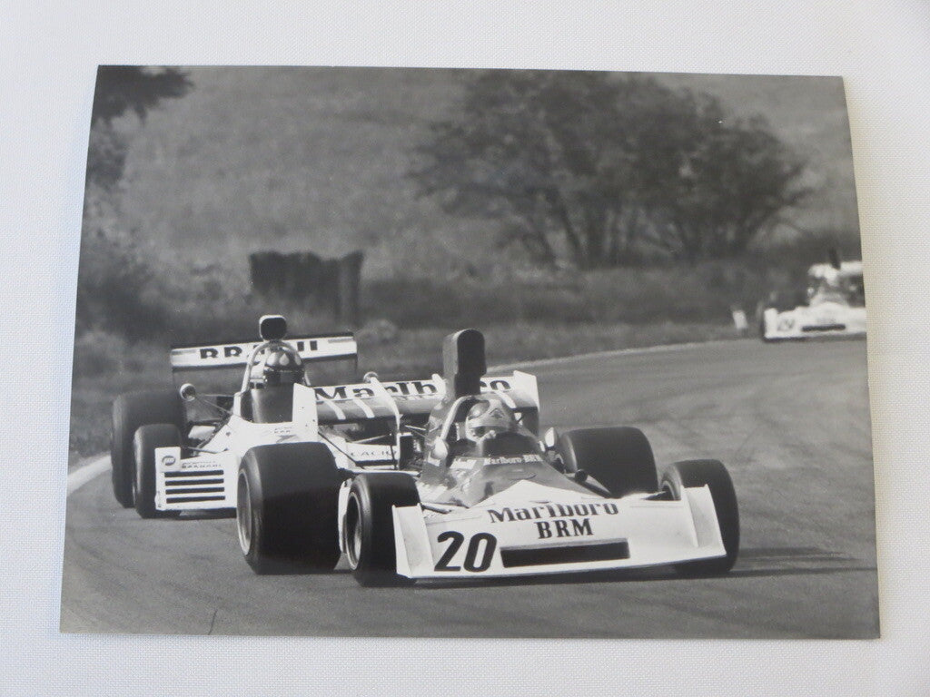 Vintage 1973 Austrian Grand Prix Racing Photograph Photo - Beltoise BRM Car 