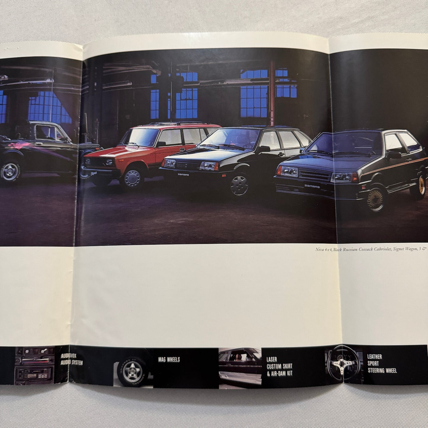 Lada Car Sales Brochure Catalog Lada Niva Samara Signet Station Wagon Vintage