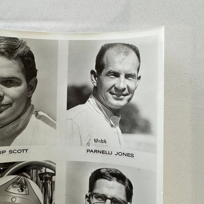 Vintage Racing Driver Photo Skip Scott Don Wester Parnelli Jones Bud Tinglestad