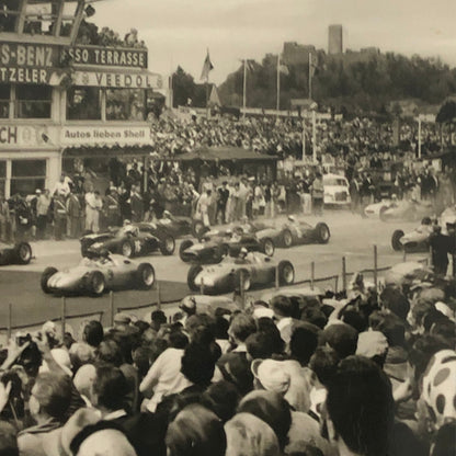 Vintage Nurburgring Racing Photo Postcard Post Card