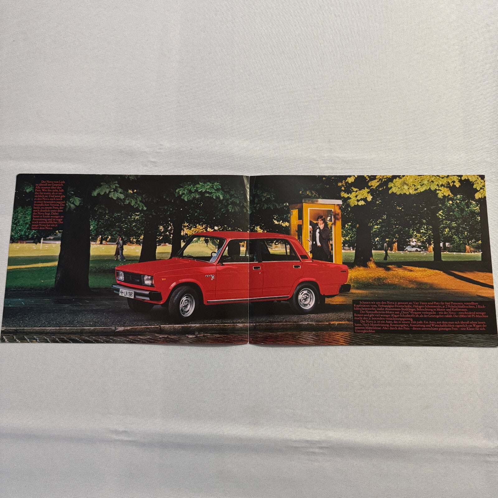 Lada Nova Jr Car Sales Brochure Catalog Advertising German Text European