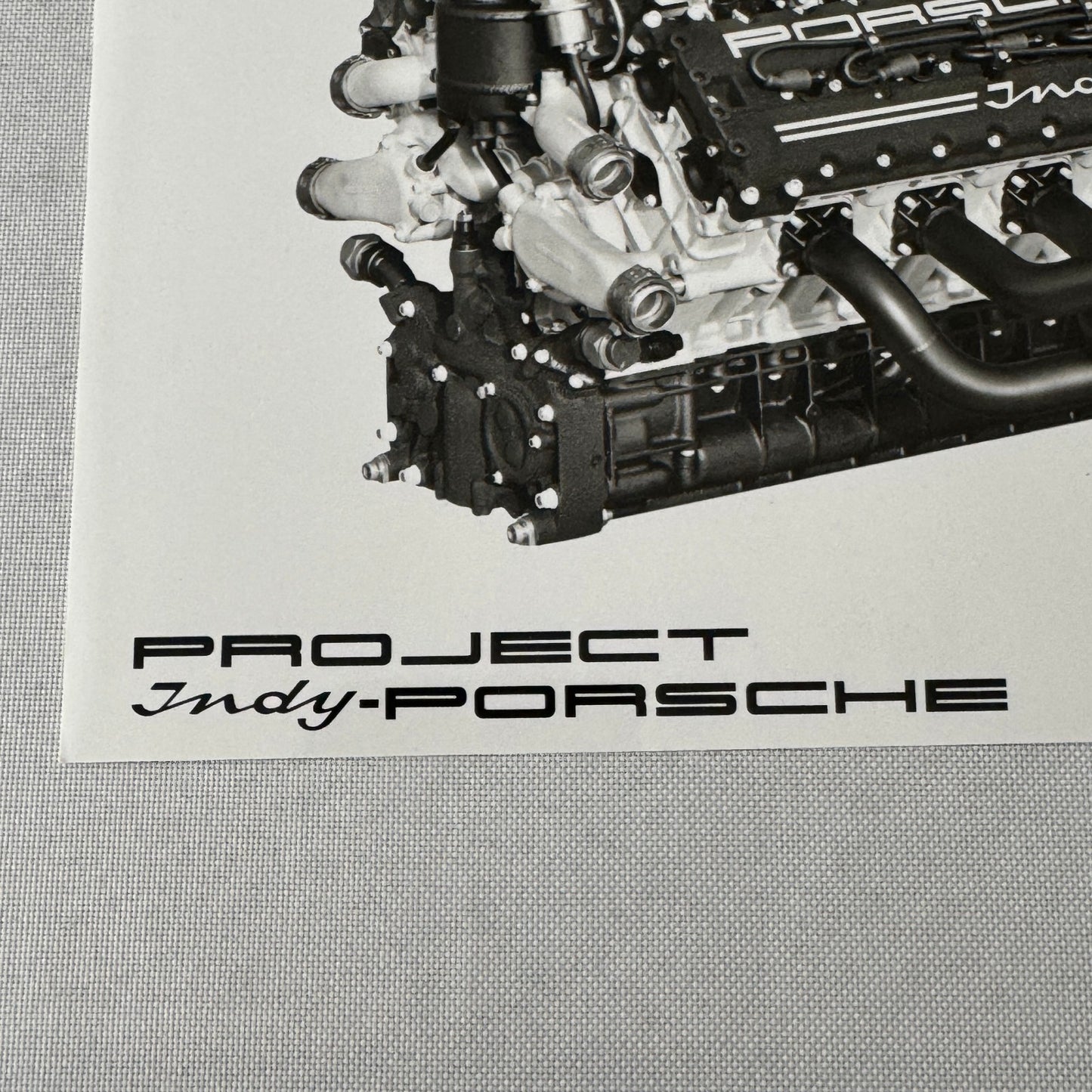 Porsche Quaker State Indy Racing Car Engine Factory Press Photo Photograph Print