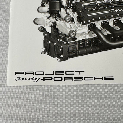 Porsche Quaker State Indy Racing Car Engine Factory Press Photo Photograph Print