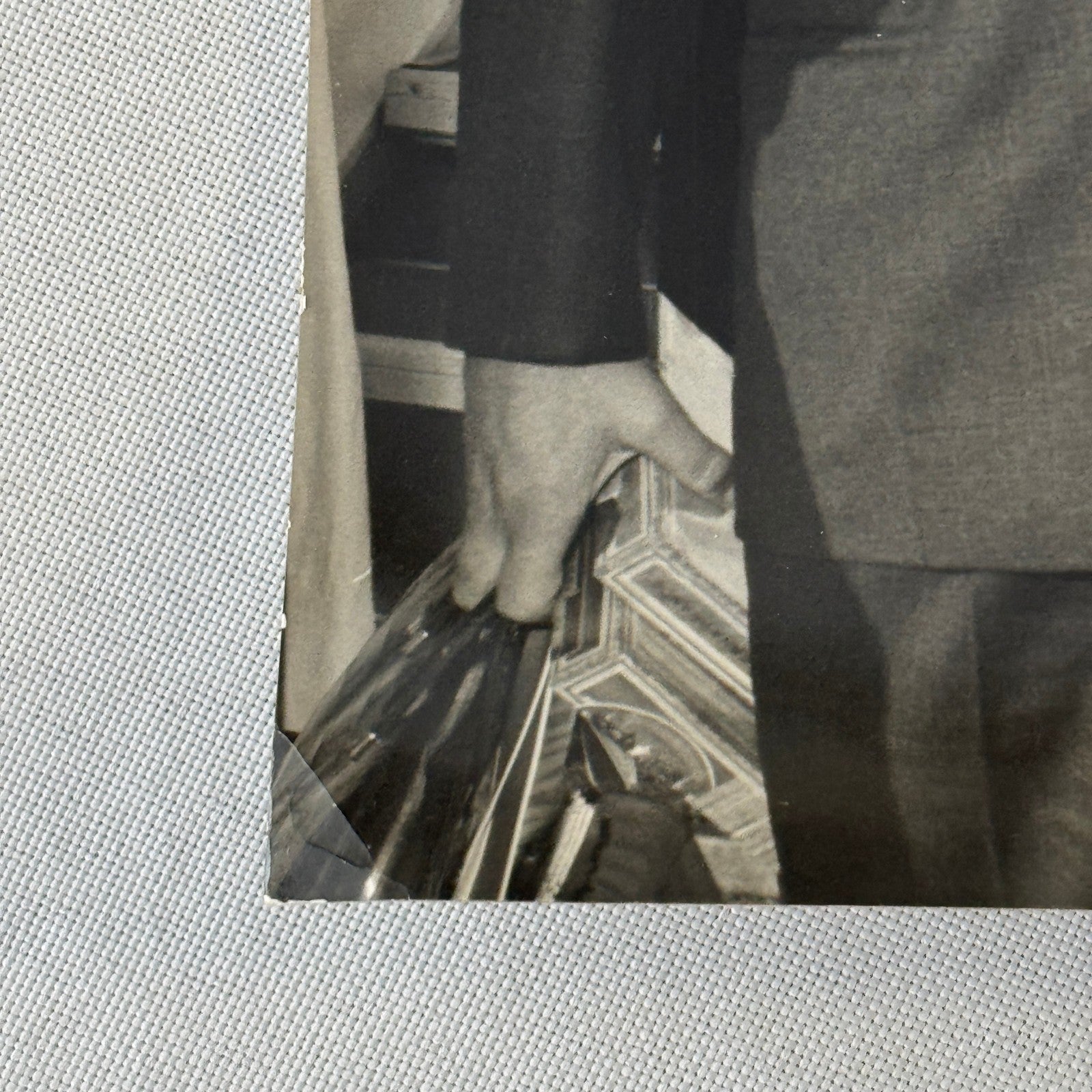 Juan Manuel Fangio Racing Driver Press Photo Photograph Print Vintage Italian
