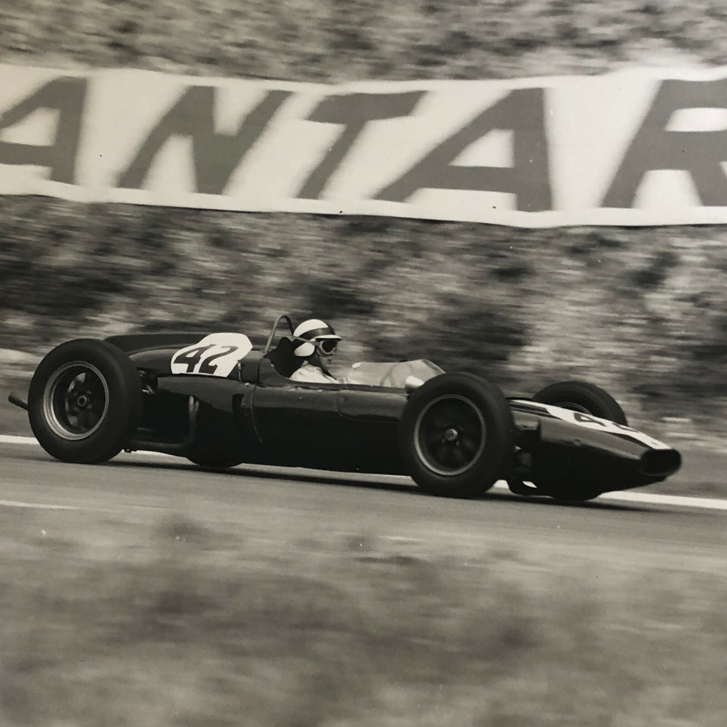 Vintage Grand Prix Racing Car Photo Photograph Print Jack Lewis ? 