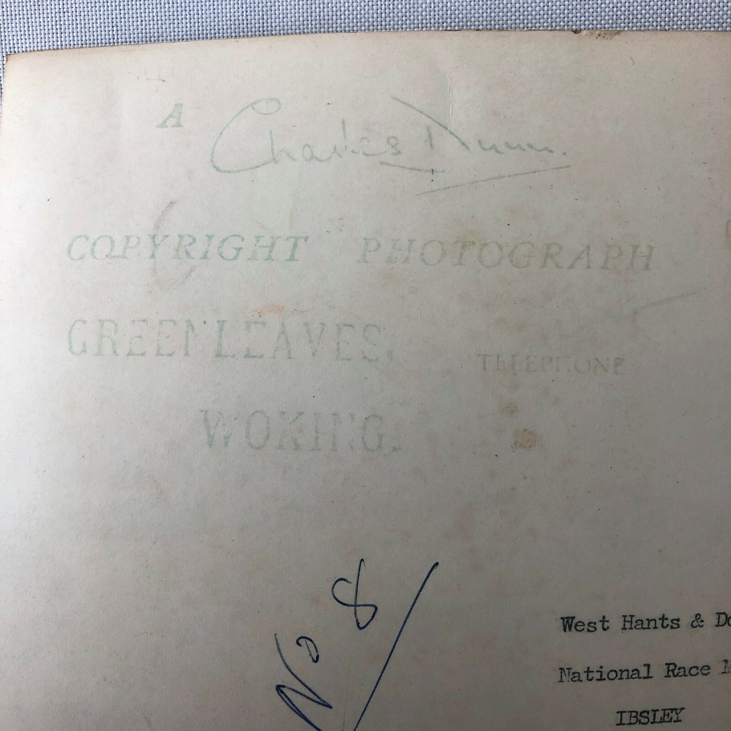 1955 John Green Lister Bristol Ibsley Racing Car Photo Photograph Image 