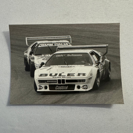 BMW M1 Racing Car Series Photo Photograph