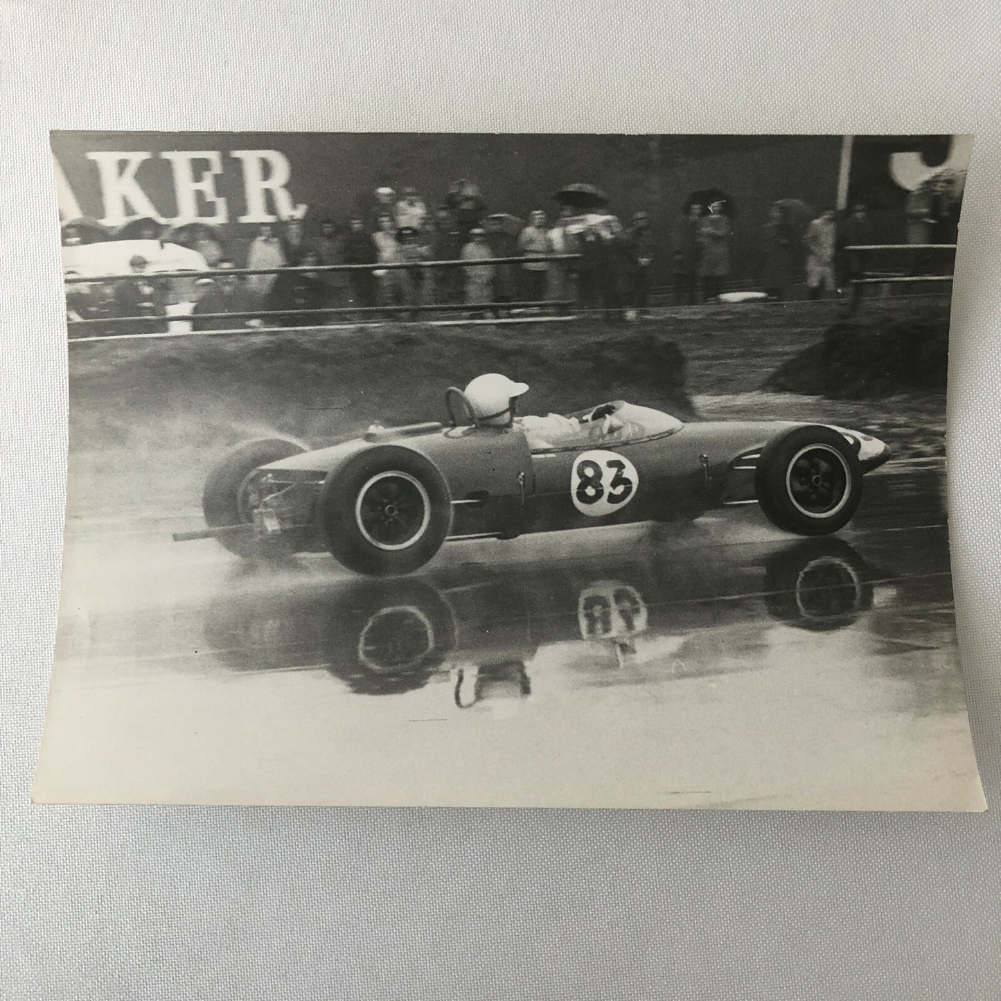 Vintage Racing Car Photo Photograph Print - Grand Prix ? 