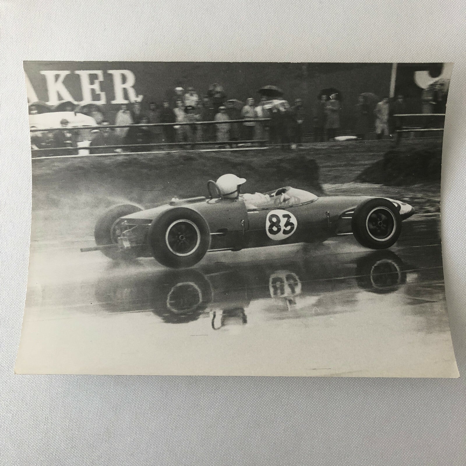 Vintage Racing Car Photo Photograph Print - Grand Prix ? 