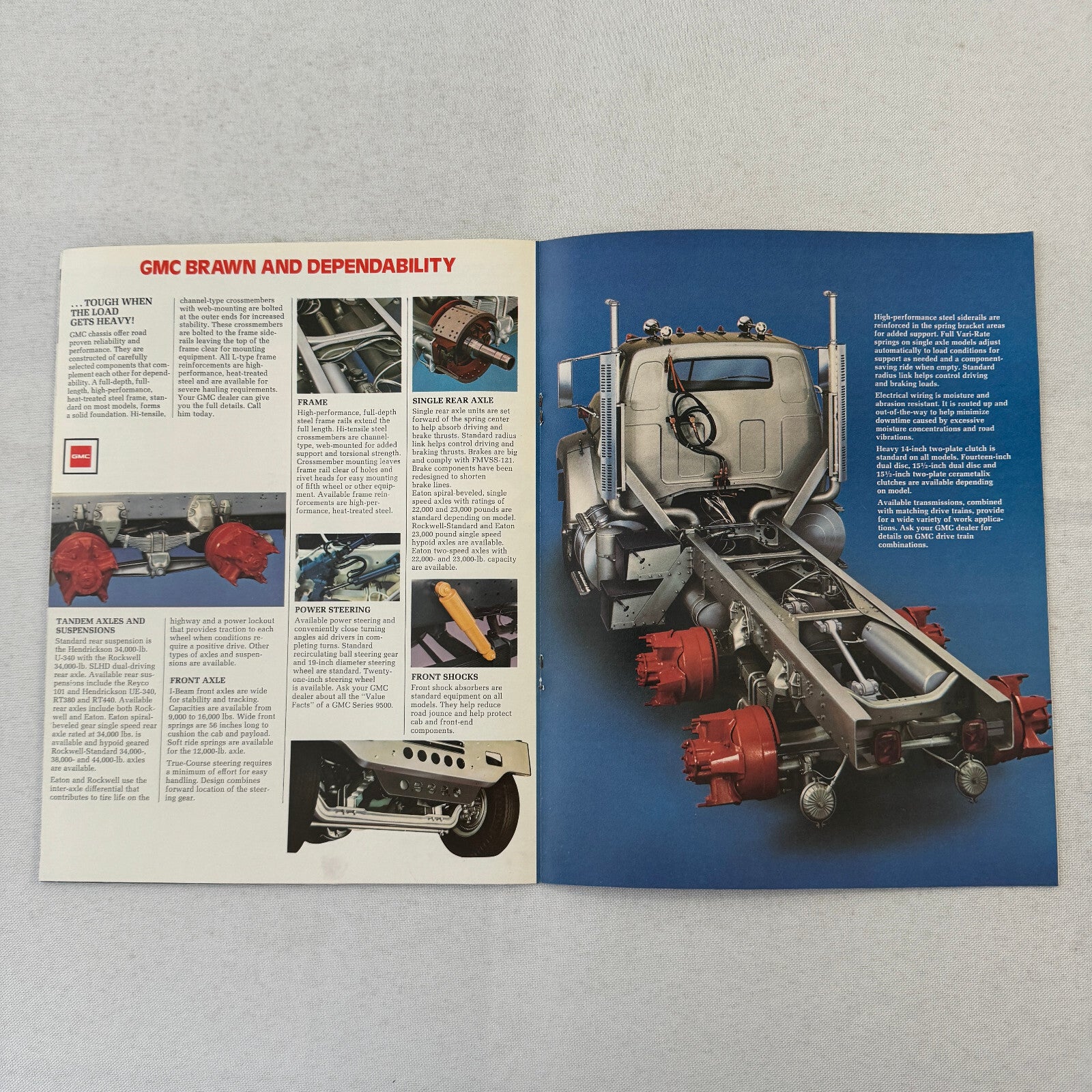 GMC 9500 Short Conventional Series Truck Sales Brochure Catalog Advertising