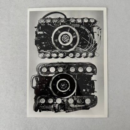 Porsche Racing Car Engine Photo Photograph Print Unidentified