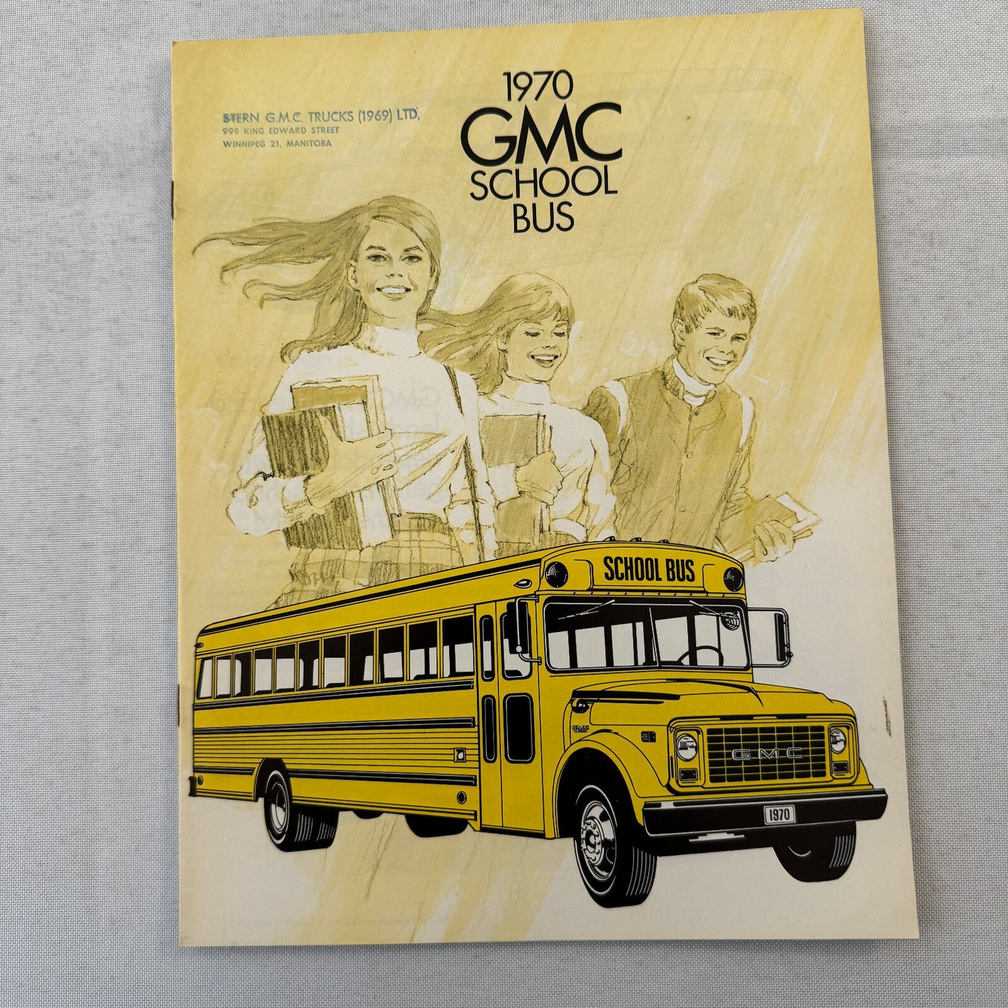 1970 GMC School Bus Sales Brochure Catalog Suburban Value Van Pusher