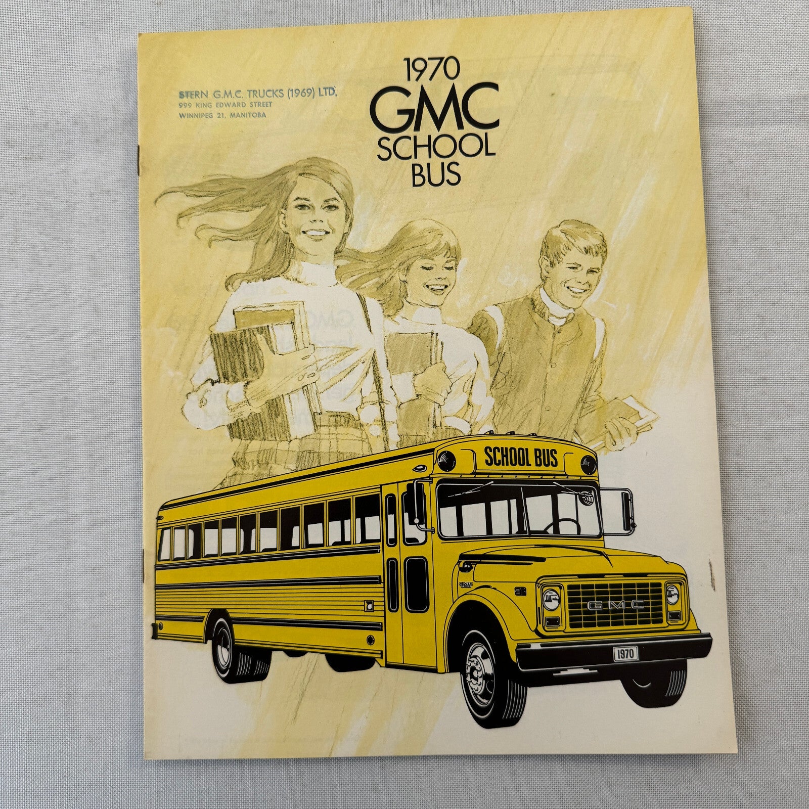 1970 GMC School Bus Sales Brochure Catalog Suburban Value Van Pusher