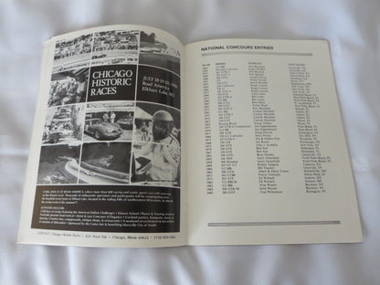 1986 Ferrari Club of America Annual Meet Program Book Magazine Testarossa +