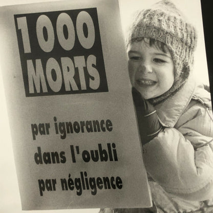 Vintage Press Photo Photograph Montreal Young AIDS Activist 1991 Montreal 