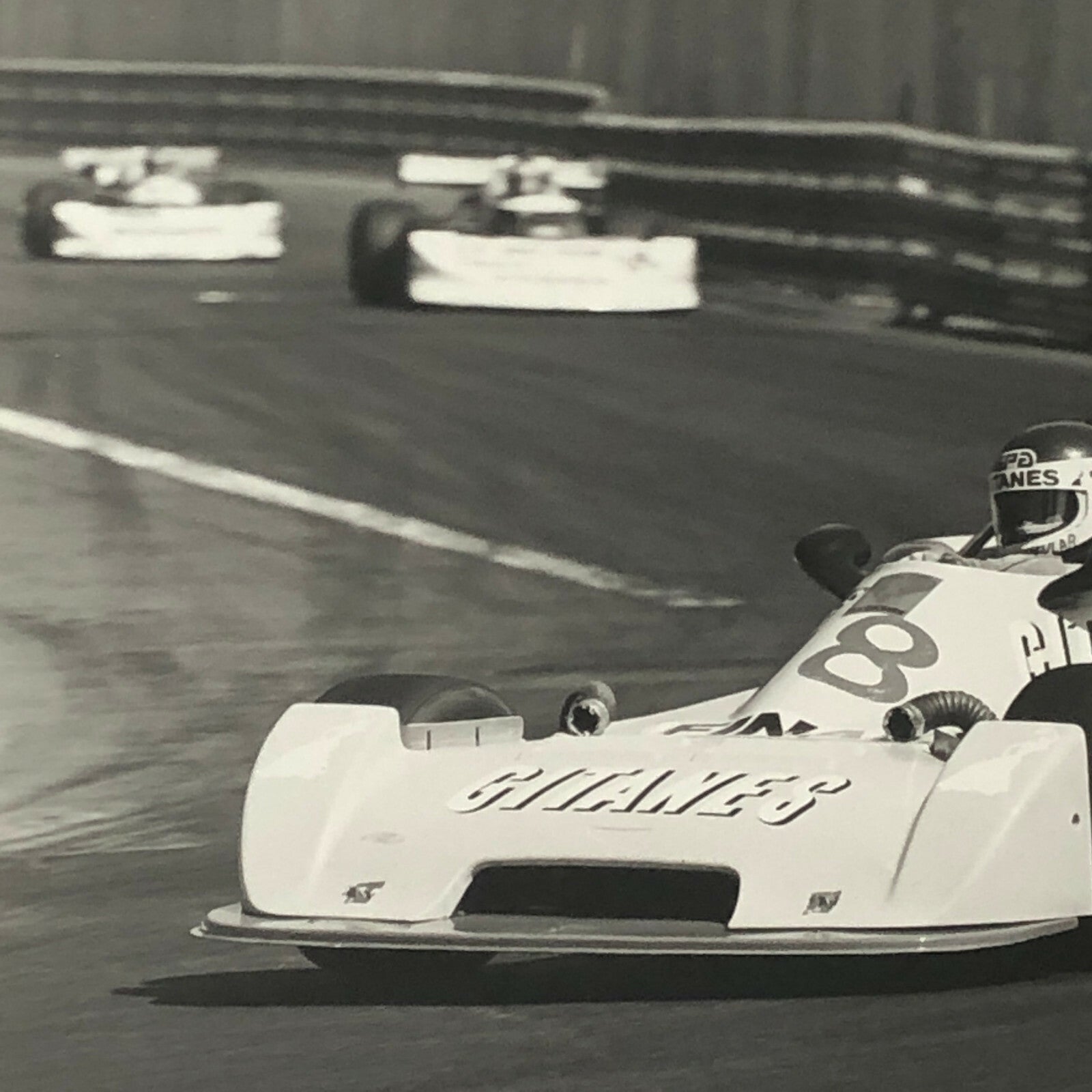 Vintage 1976 Formula 2 F2 Pau Grand Prix Racing Photo Photograph JP Jarier 