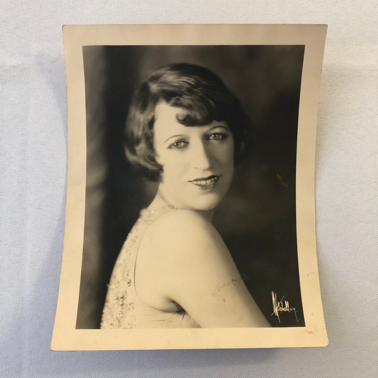Vintage Photo Photograph Beautiful Woman Mitchell New York Actress 1929 Theater