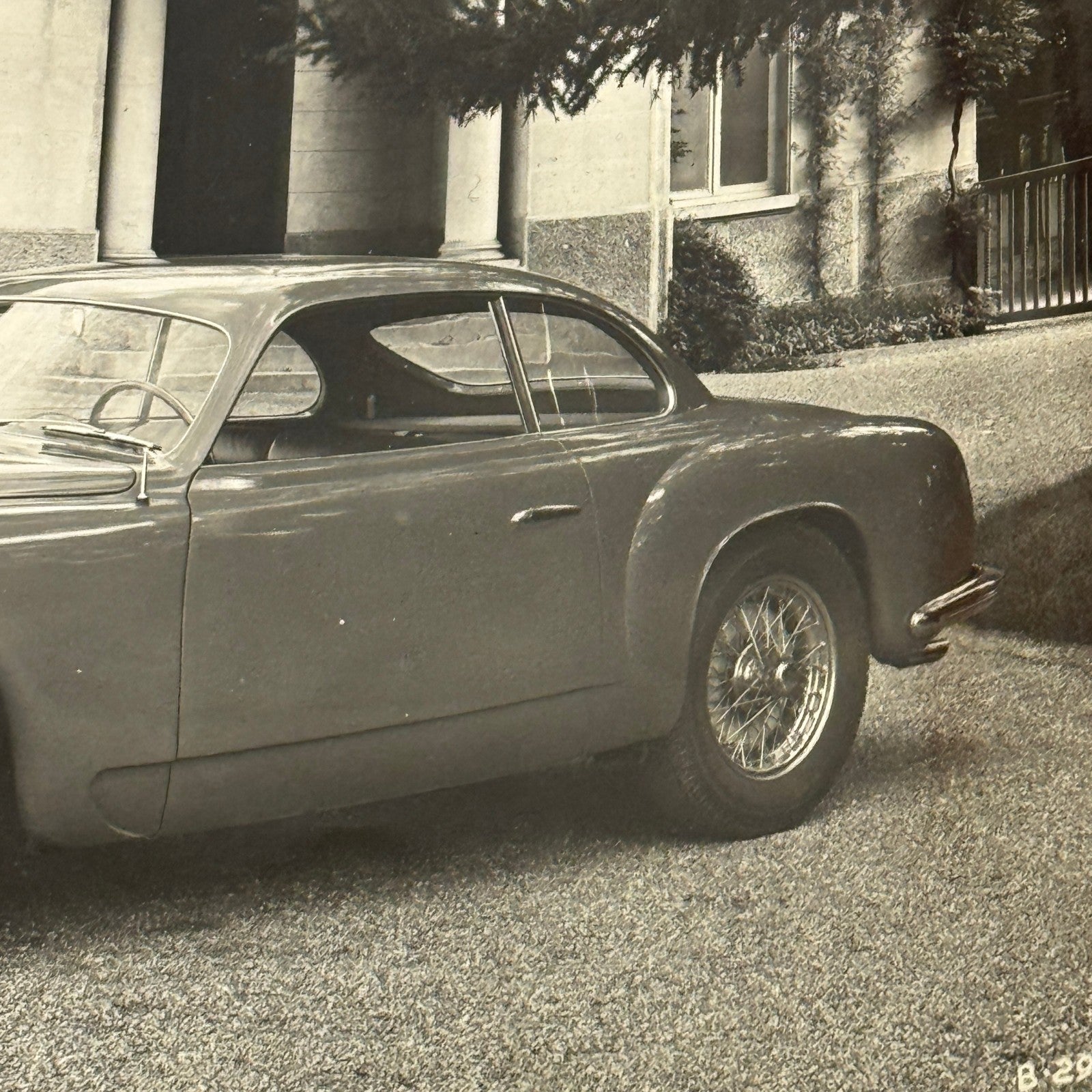 Vintage Alfa Romeo 1900 Photo Photograph 1965 Date Stamp Touring Coachbuilder