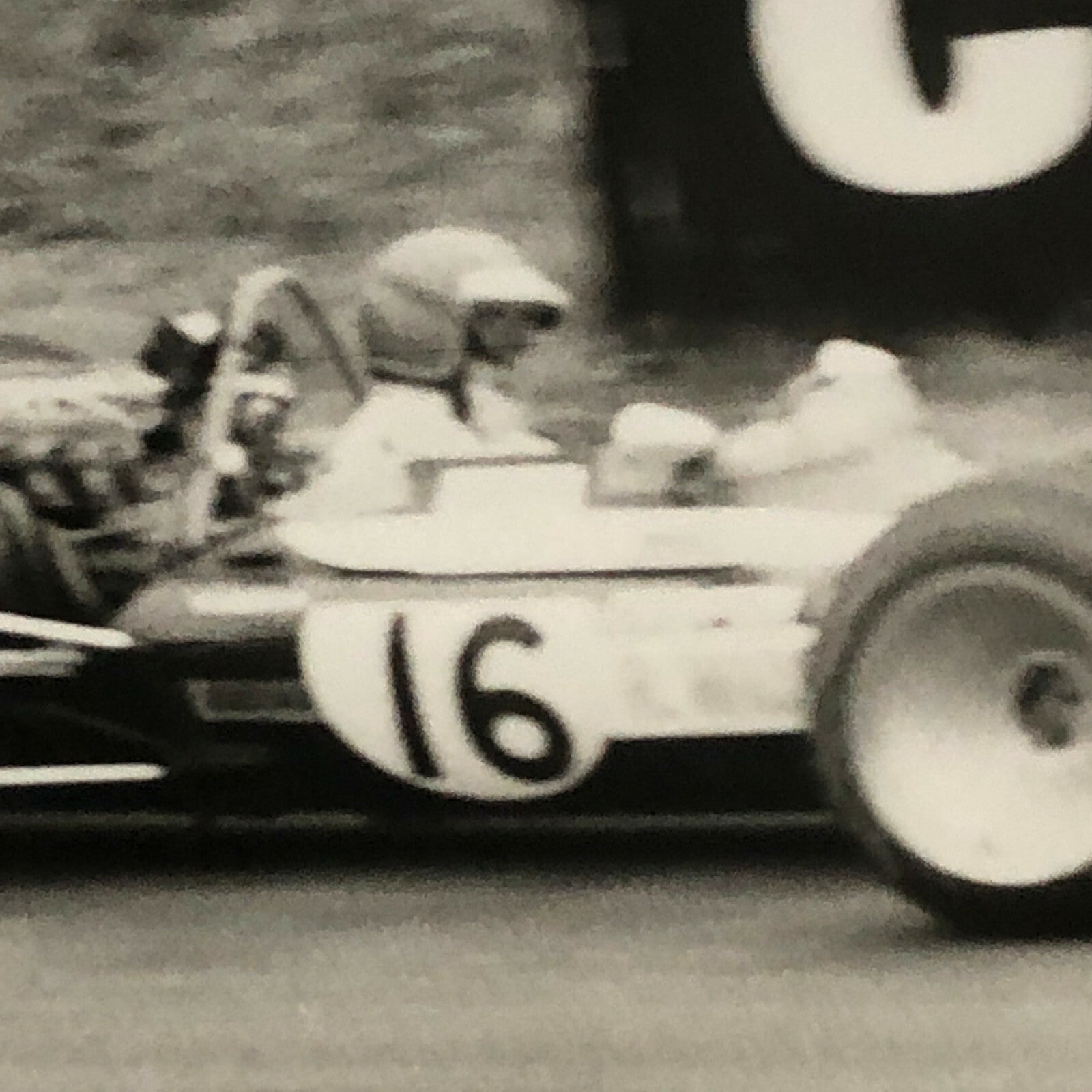 Vintage Grand Prix Racing Car Photo Photograph Print 