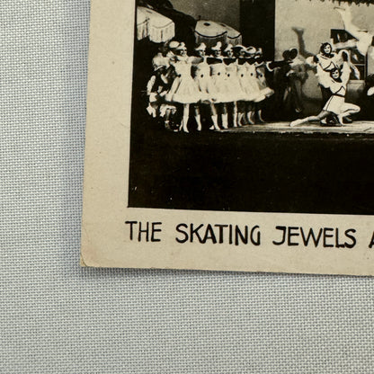Vintage Circus Performer Postcard Post Card The Jewels Ice Skating Girls Skate
