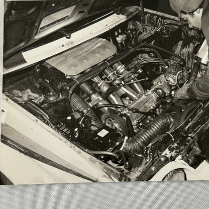 1980 Rallye Monte Carlo Press Photo Photograph DPPI Mechanic Car Engine