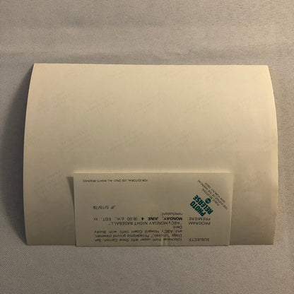 1979 Baseball Season Press Photograph Howard Cosell Bucky Dent Phillies +