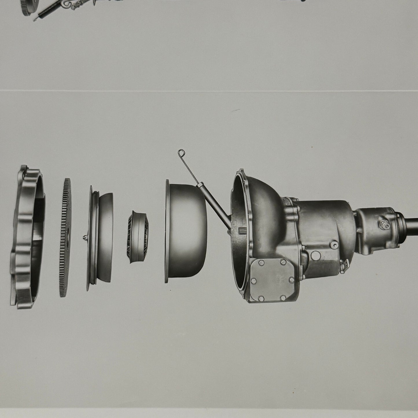 1950 Chevrolet Powerglide Transmission Factory Press Photo Photograph Vintage