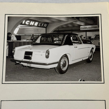 Innocenti S Car Automobile at Atuo Show Vintage Photo Photograph Print Lot 2x