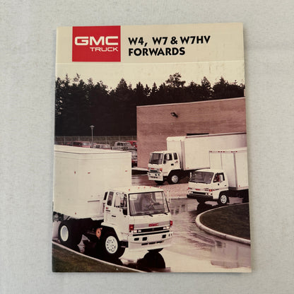 GMC Truck Sales Brochure Catalog W4 W7 W7HV 1987 1988 Vintage