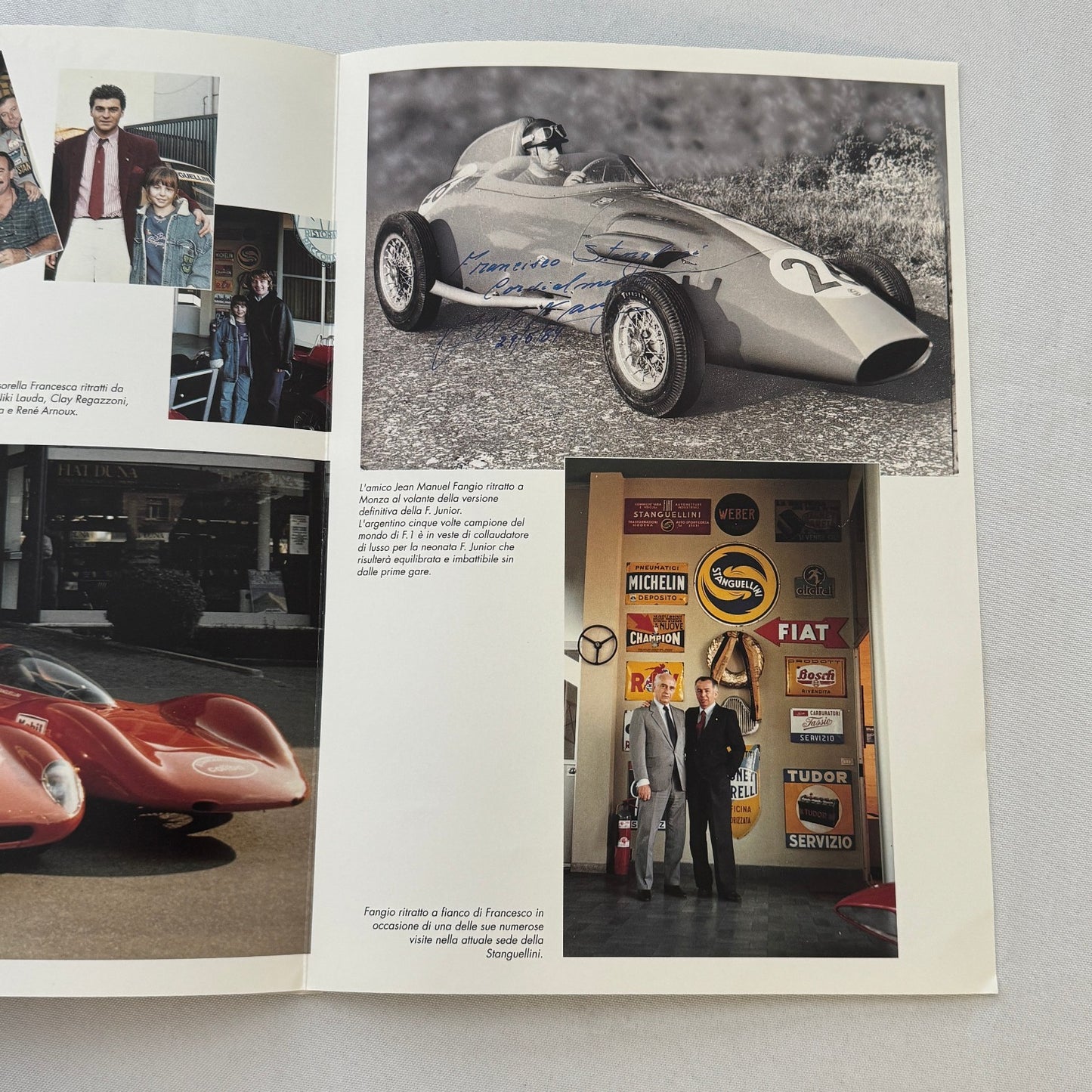 Stanguellini Racing Car Motorsport History Brochure Book 1998 Italian Text