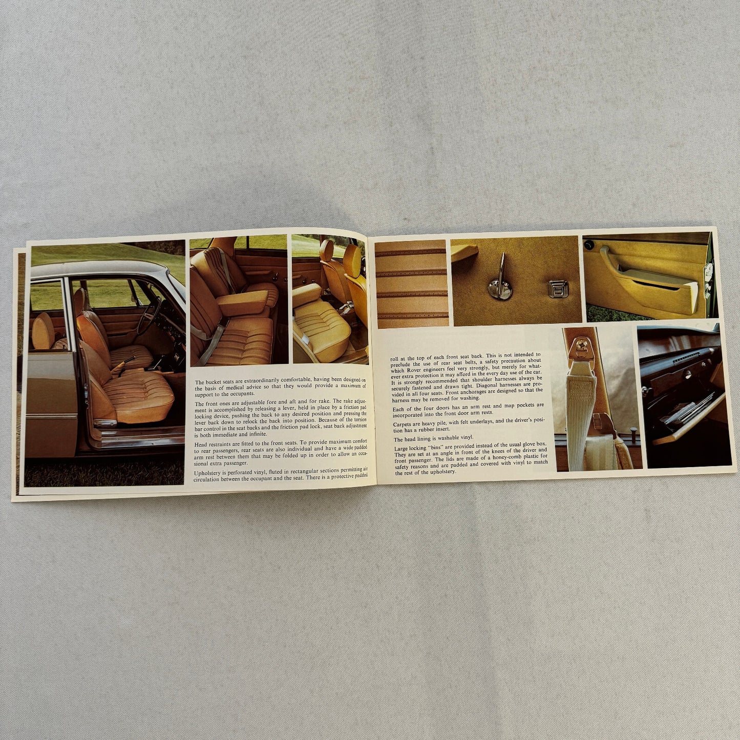 Rover 3500S Car Sales Brochure Catalog Advertising Vintage Rover 3500 S