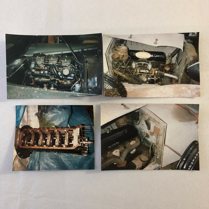 Vintage Invicta Car Barn Find Junk Yard Car Part Photo Photograph Lot of 9 