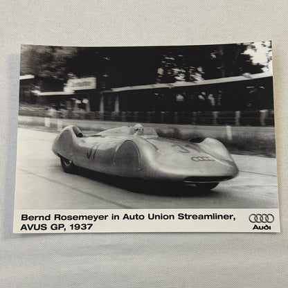 Bernd Rosemeyer Auto Union Streamliner Car 1937 Photo Photograph Audi Print