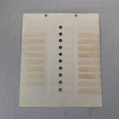1971 1972 Toyota Car Paint Chip Color Sample Sheet Valentine