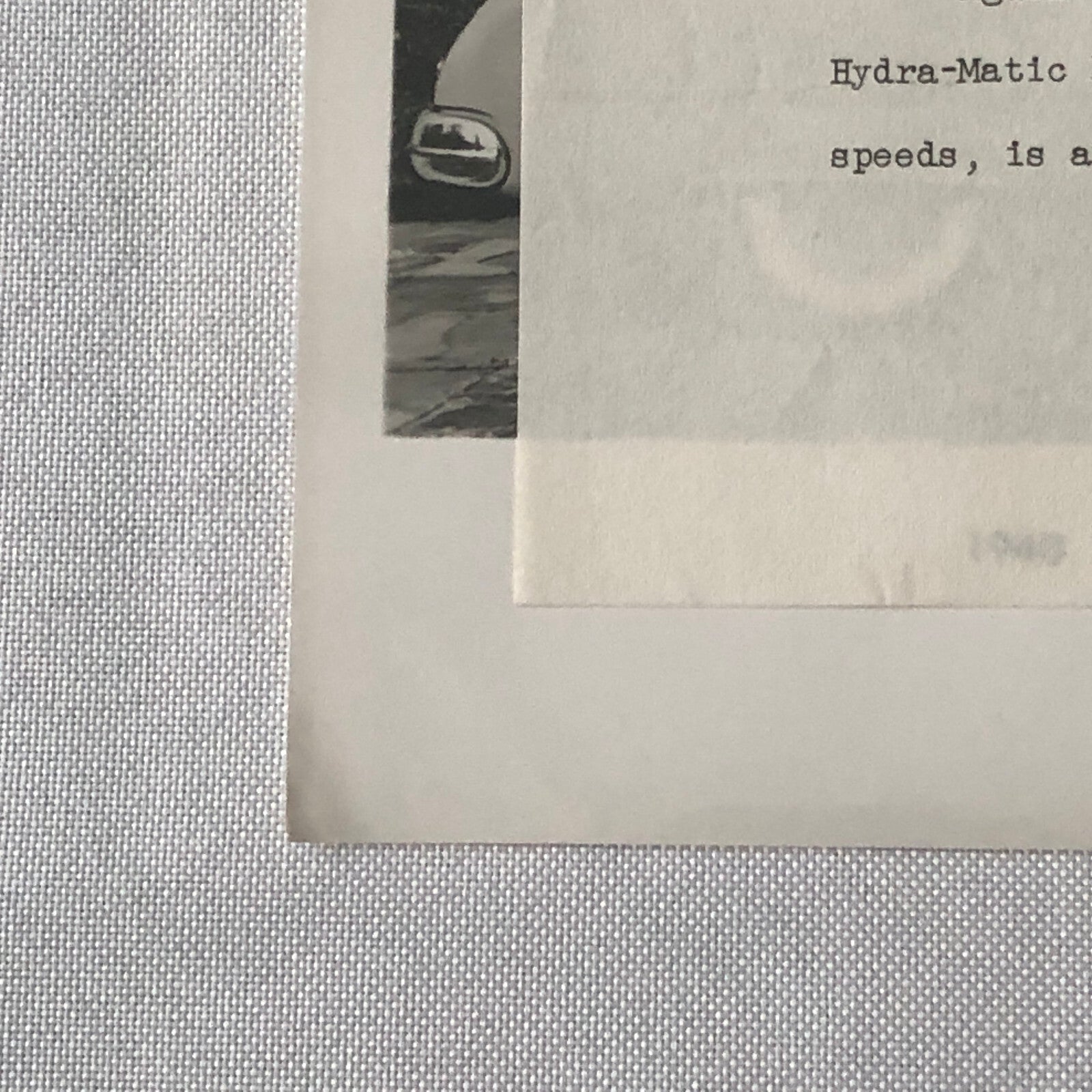 1948 Oldsmobile Series 98 Futuramic Club Sedan Factory Press Photo Photograph