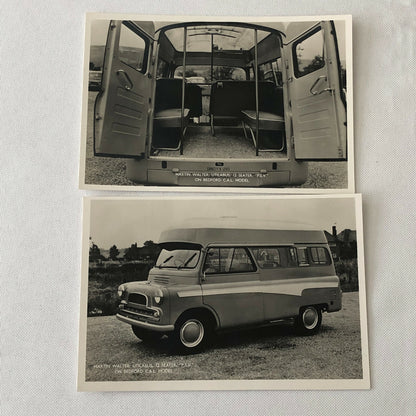 Vintage Martin Walter Utilabus 12 Seater PSV Photo Photograph Lot of 2 Bedford 