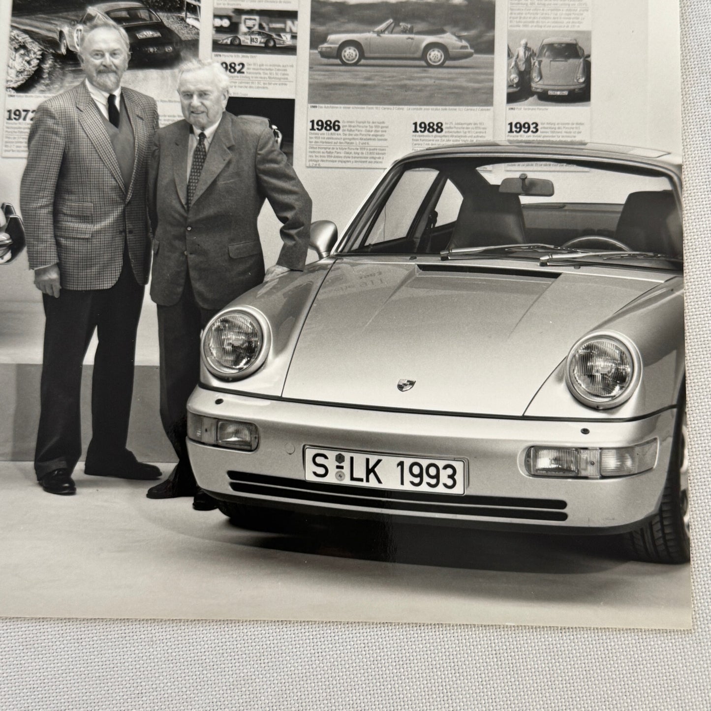 Porsche Factory Press Photo Photograph Porsche 911 Dr Ferdinand Porsche