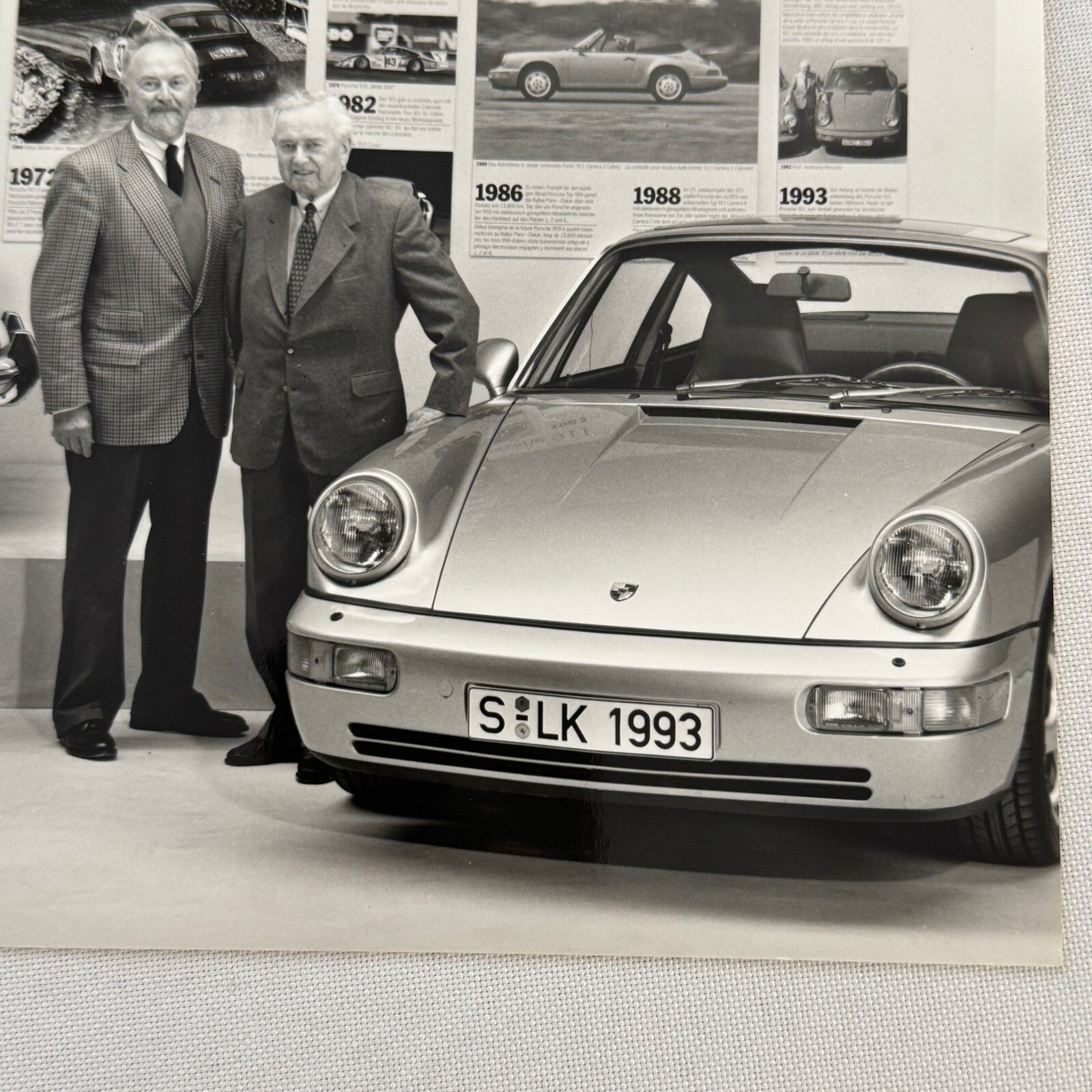 Porsche Factory Press Photo Photograph Porsche 911 Dr Ferdinand Porsche