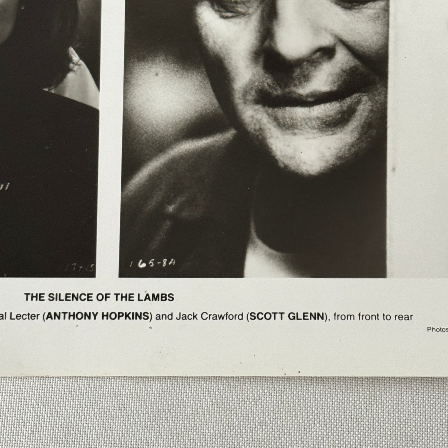 The Silence of the Lambs Movie Photo Photograph Jodie Foster Anthony Hopkins