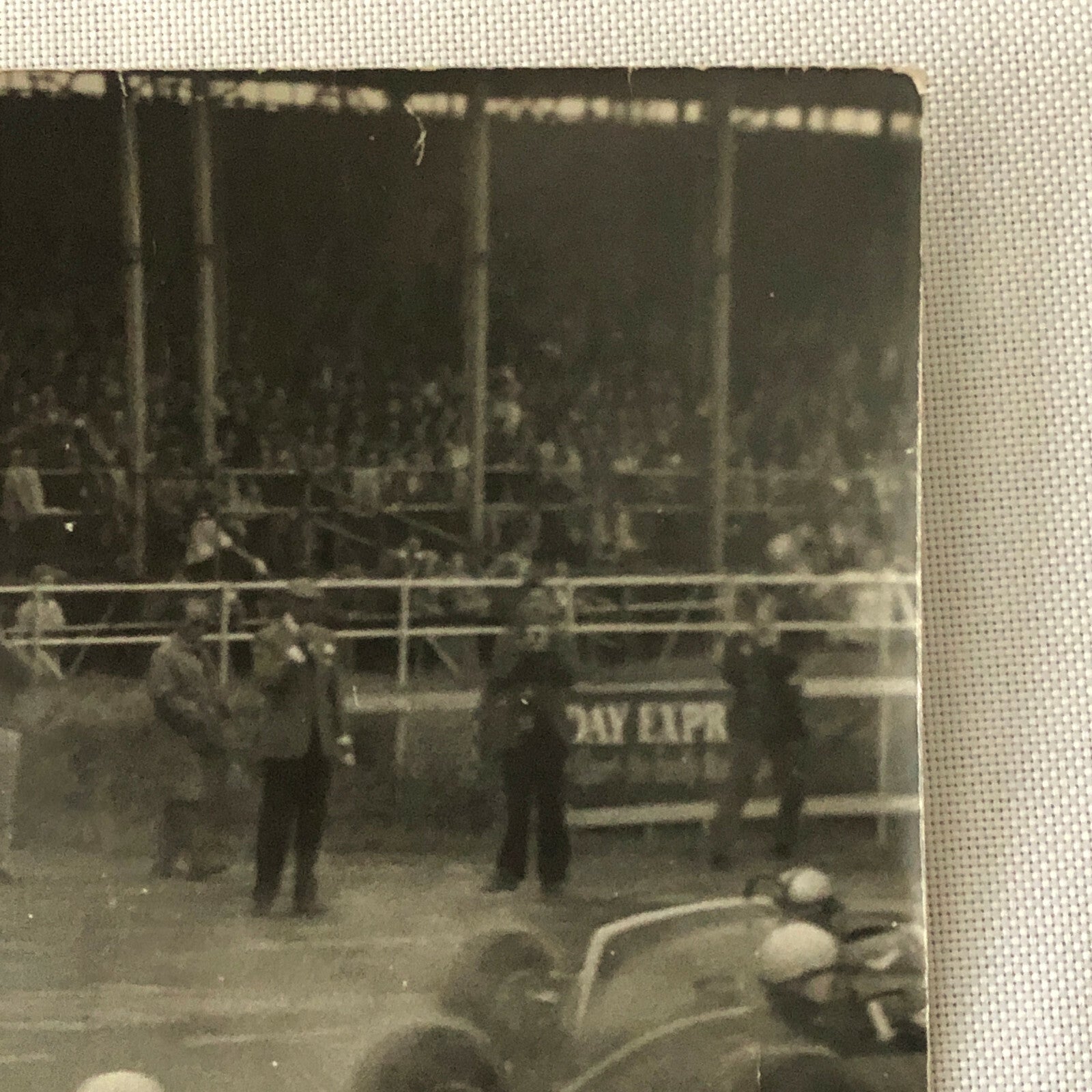 Vintage Racing Car Driver Photo Photograph Print 