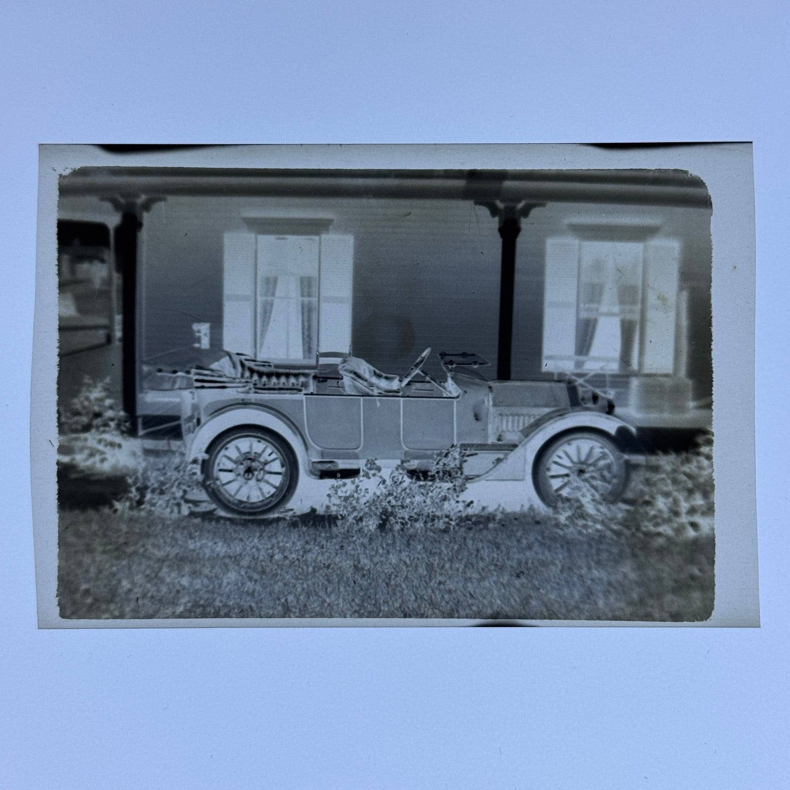 Vintage Photo Negative Antique Car Automobile Vintage Photograph
