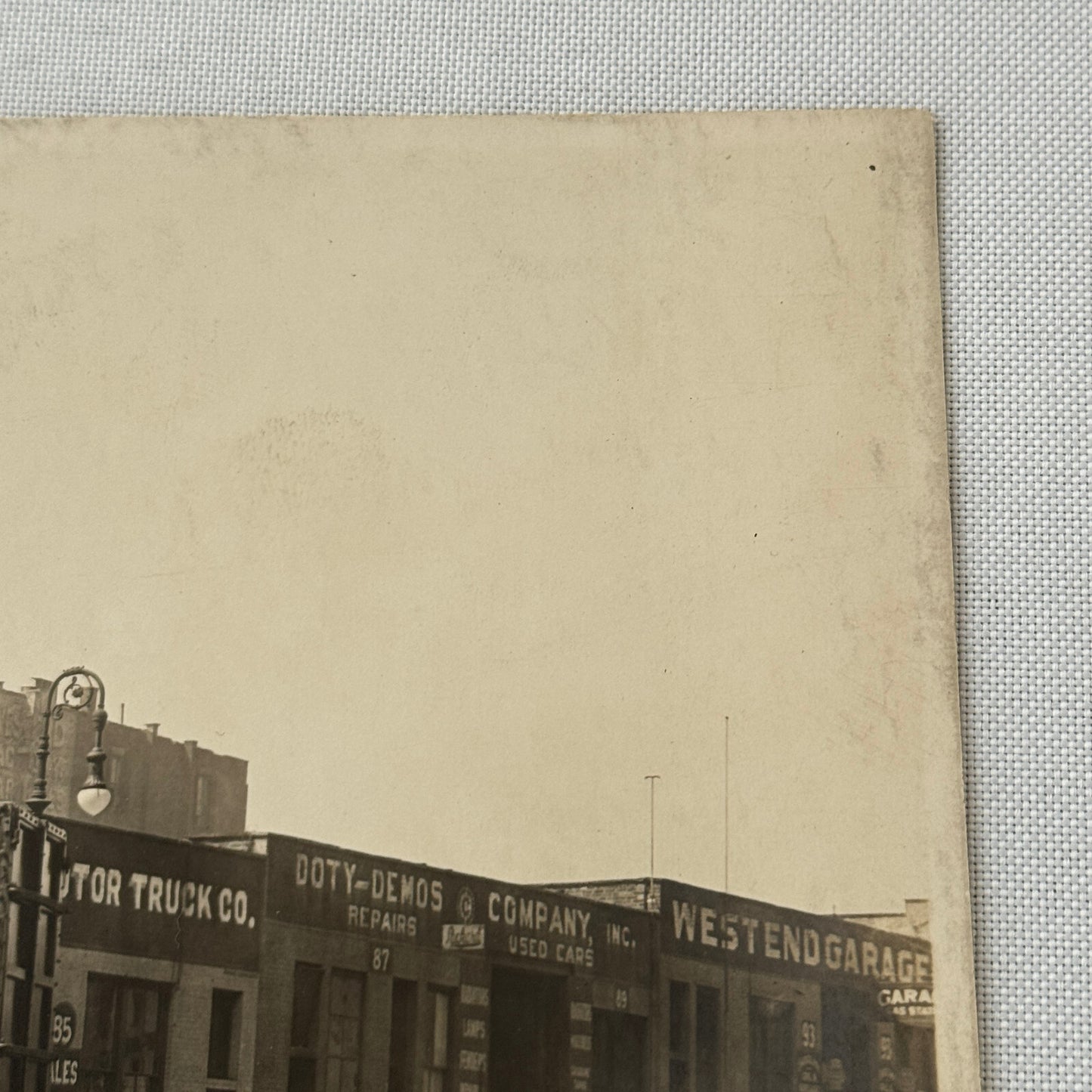 Antique Truck Factory Press Photo Photograph Vintage