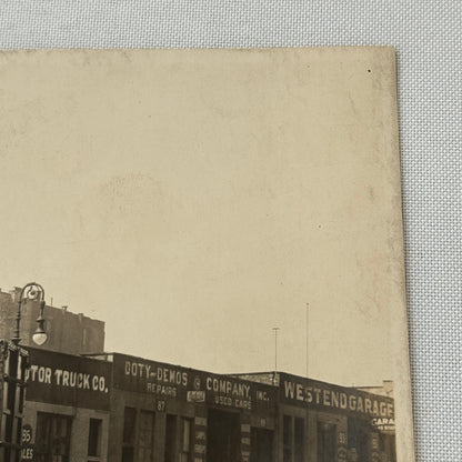 Antique Truck Factory Press Photo Photograph Vintage