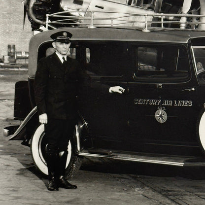 1930 Auburn Cetury Airlines Car Photo Photograph Vintage Image Modern Print