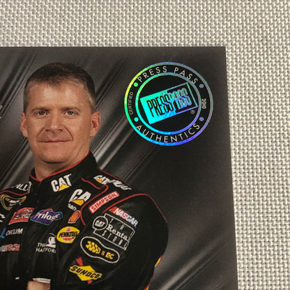 2010 Press Pass Premium Signatures Jeff Burton Auto Signed Autograph Card NASCAR