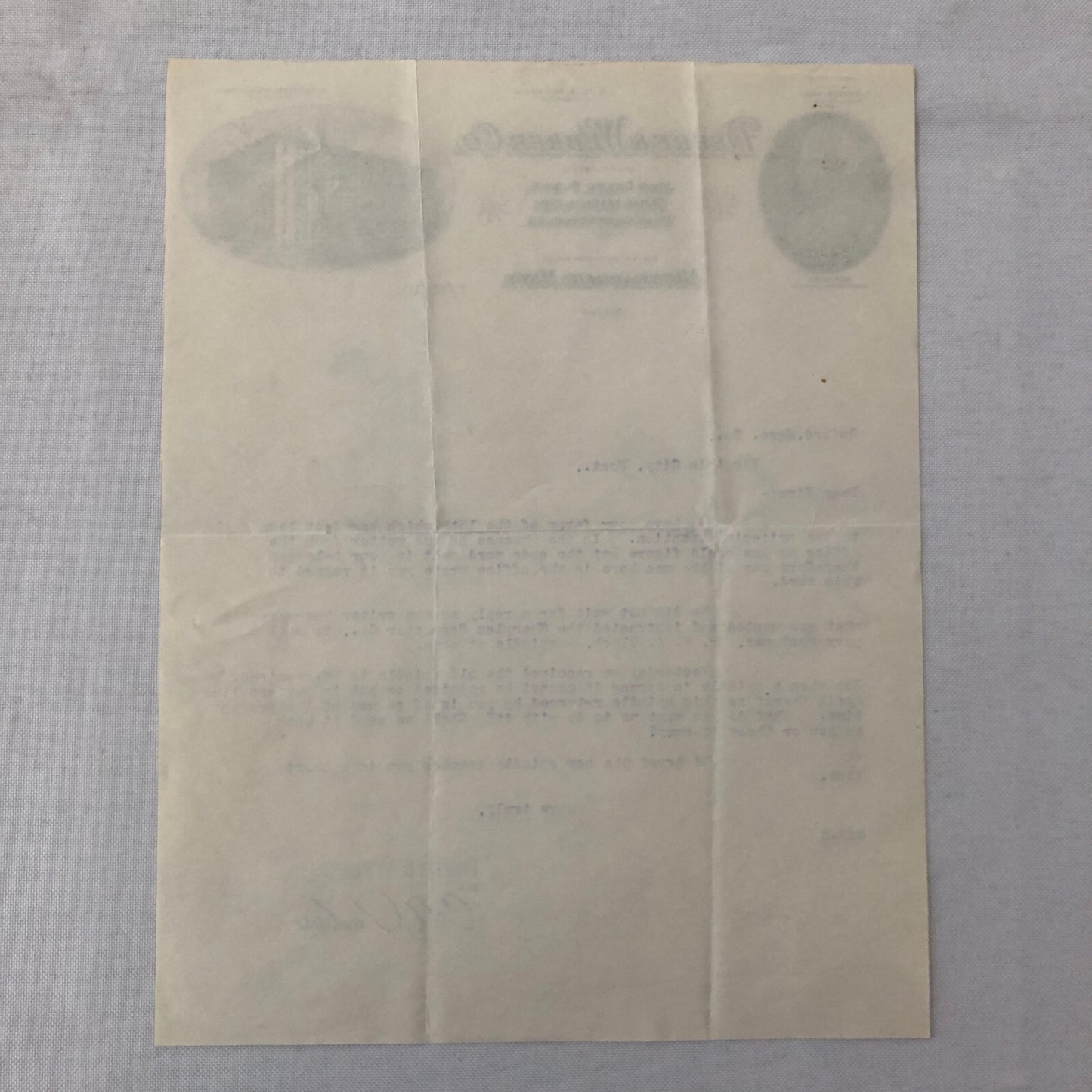 1910 John Deere and Webber Company Minneapolis Minnesota Letter Letterhead